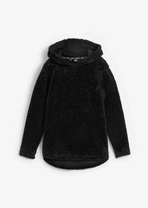Miękka długa bluza z polaru, oversized