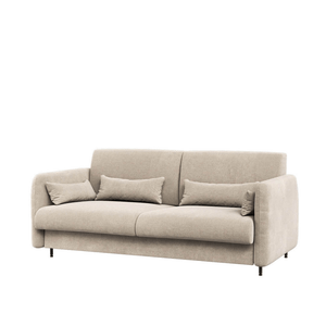 Sofa Bed Concept BC-18 do półkotapczanu BC-01 Kolor obicia - Beżowy | Rozmiar - 164x74x93 cm | Kolor - Dąb dunin | komfortowa | praktyczna