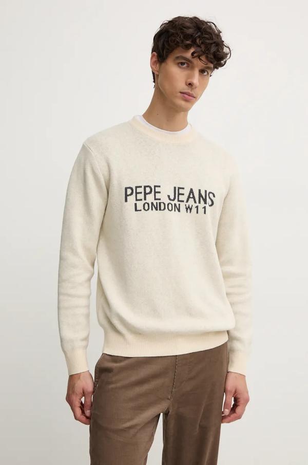 Pepe Jeans sweter z domieszką wełny CARDIN