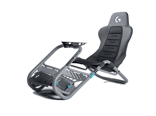 Gamingowy fotel wyścigowy PLAYSEAT Trophy Logitech G Edition Czarno-srebrny