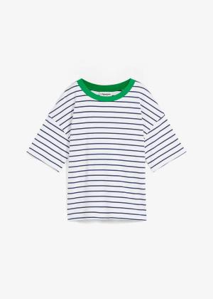 T-shirt oversize z grubej bawełny organicznej
