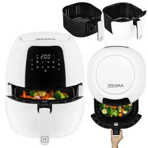 Frytkownica beztłuszczowa Zeegma 7,7L biała 1800W air fryer duża