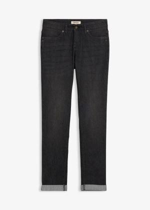 Jeansy ze stretchem straight, mid waist