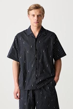 Lacoste koszula męska bawełniana