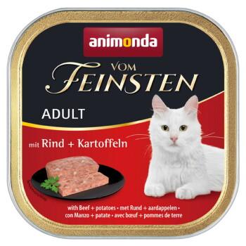 animonda Vom Feinsten mokra karma dla kota, Adult, Wołowina z ziemniakami 64x100 g