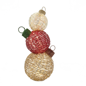 Figura ozdobna ruchoma - bombki LED 63 cm