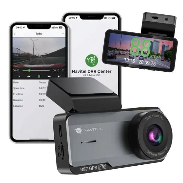 Kamera samochodowa Navitel R87 GPS - WIFI, Auto-Start, STARVIS 2 + Gratis