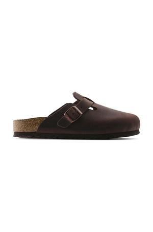Birkenstock klapki skórzane Boston SFB