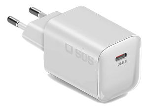 Ładowarka sieciowa SBS GaN USB-C PD 3.0 PPS 65W Biały