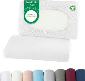 POSZEWKA ORTOPEDYCZNA PREMIUM GRUBA JERSEY UNIWERSALNA BAWEŁNA 100% BIAŁA