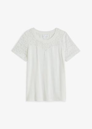 T-shirt z miękkiej wiskozy